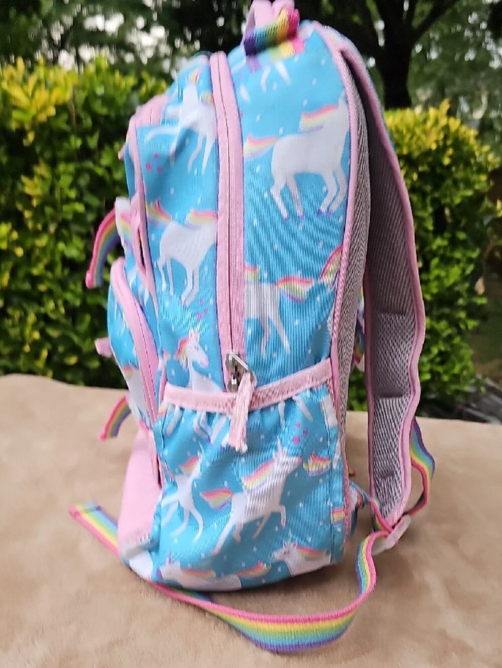 Pottery Barn Kids Unicorn Backpack - Pink & Blue